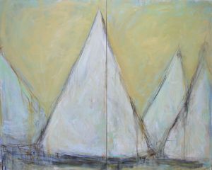 Diptcyh, acrylic on canvas, 48 x 60"